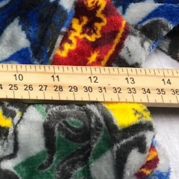 Kids Harry Potter Robe Pajama Unisex Movie Magic Tie Multicolor New With Tags - Picture 7 of 11